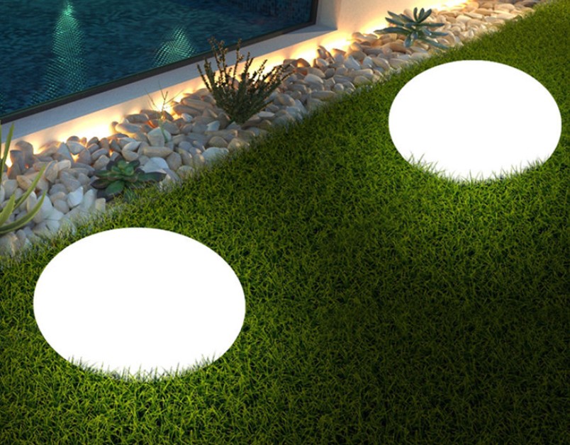sphère LED jardin